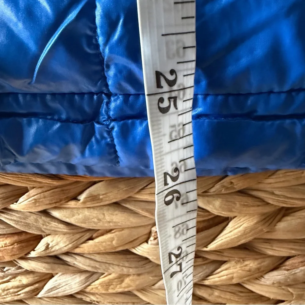 North Face Thermoball Jacket Mens Small Blue Insulated Full Zip Puffer Outerwear
